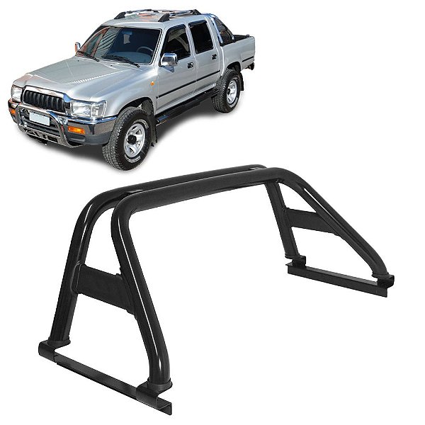 Santo Antônio Hilux 1997 a 2004 sem grade Preto