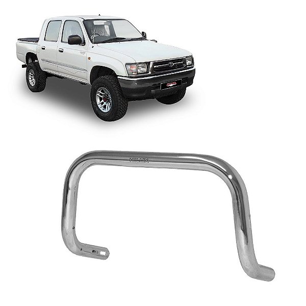 Parachoque de Impulsão Hilux 1997 a 2004 sem barra Cromado