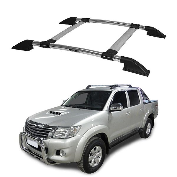 Bagageiro Hilux 2005 a 2015 Alumínio Polido