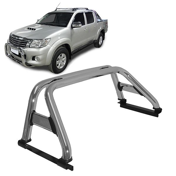 Santo Antônio Hilux 2005 a 2015 sem barra Cromado