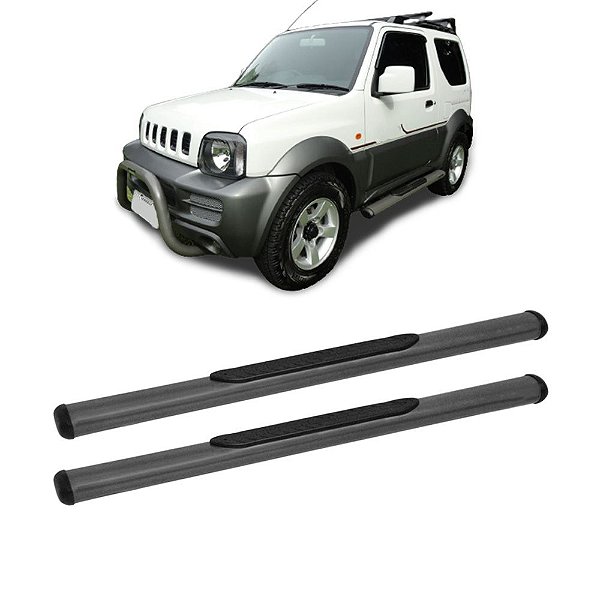 Estribo Jimny 2010 em diante Grafite Oblongo