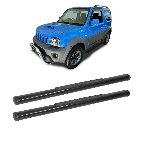 Estribo Jimny 2010 em diante Preto Oblongo