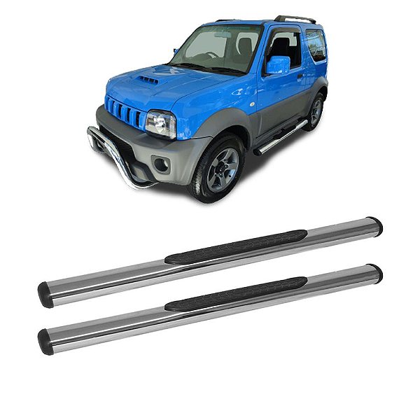 Estribo Jimny 2010 em diante Cromo Oblongo