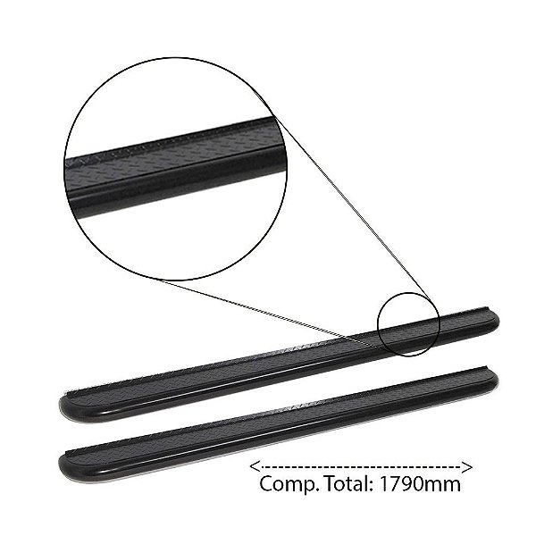 Estribo Blazer 1996 a 2011 Preto Plataforma