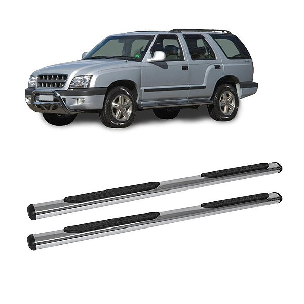 Estribo Blazer 1996 a 2011 Cromado Oblongo