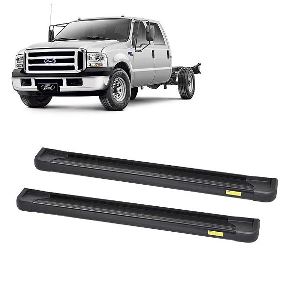 Estribo F-350 CD 1999 a 2007 2008 2009 2010 2011 2012 Preto