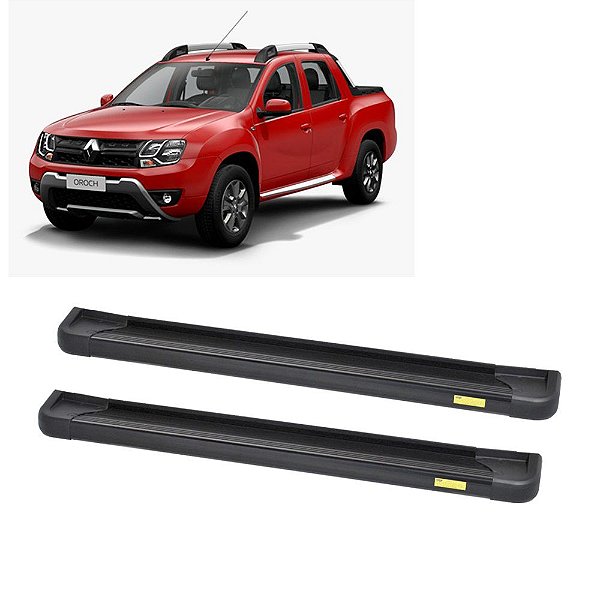 Estribo Duster Oroch Dynamique 2016 Alumínio Preto
