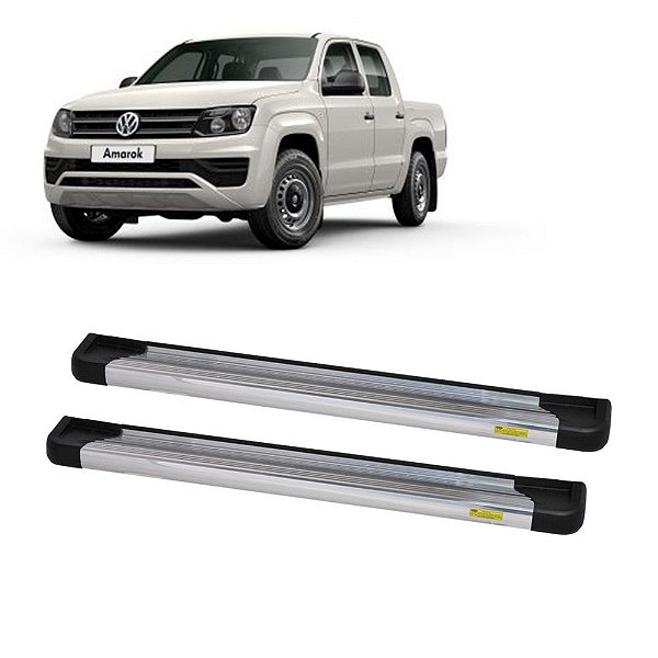 Estribo Alumínio Amarok 2010 2011 2012 2013 a 2020 Cab Dupla