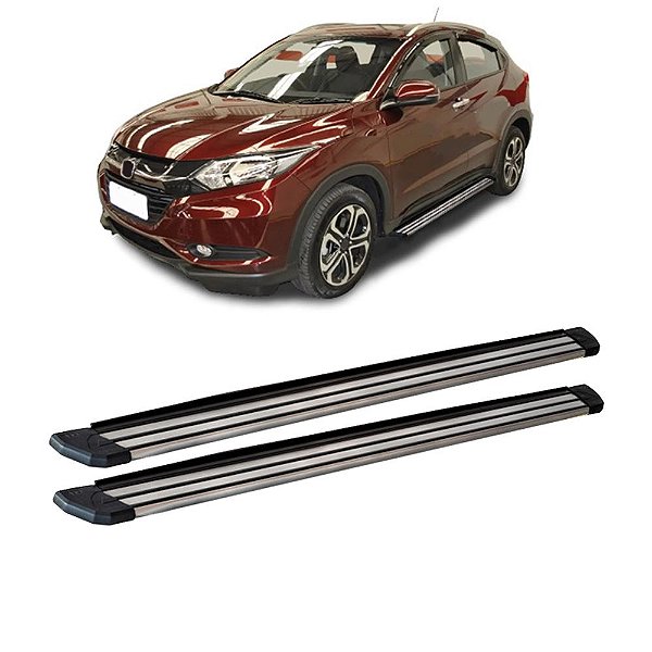 Estribo Hr-V 2015 em diante Grafite Slim