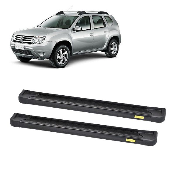 Estribo Duster 2012 a 2015 2016 2017 2018 2019 2020 Preto
