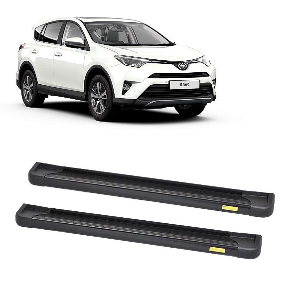 Estribo RAV4 2013 2014 2015 2016 2017 2018 2019 2020 Preto