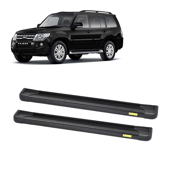 Estribo Pajero Full 4 Portas 2008 2009 2010 a 2020 Preto