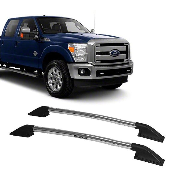 Rack de Teto Bagageiro F-250 1999 A 2010 2011 2012 Preto