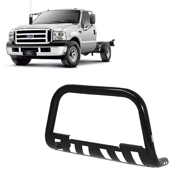 Parachoque de Impulsão F350 1999 a 2012 com chapa Preto
