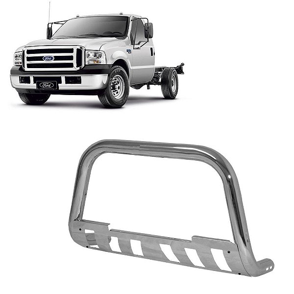 Parachoque de Impulsão F350 1999 a 2012 com chapa Cromado