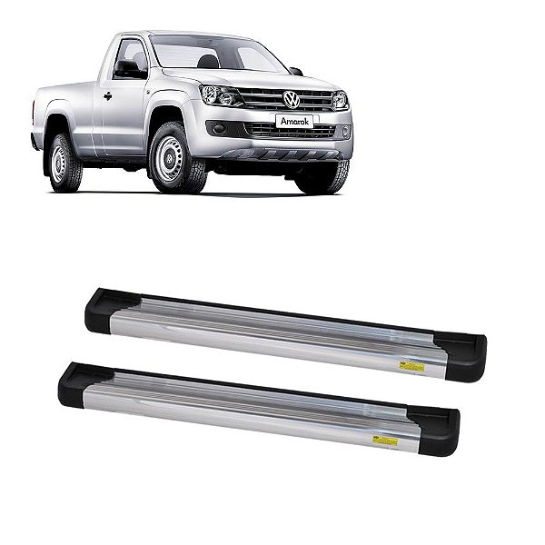 Estribo Alumínio Amarok 2010 Em Diante Cabine Simples