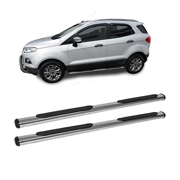 Estribo EcoSport 2013 em diante Oblongo Cromado