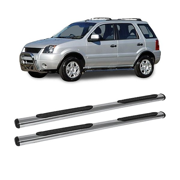 Estribo EcoSport 2004 a 2012 Oblongo Cromado