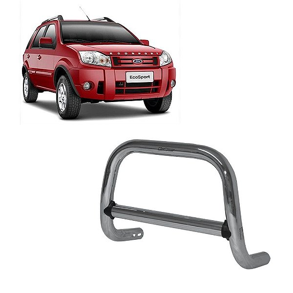 Parachoque de Impulsão EcoSport 2004 a 2012 com Tubo Cromado
