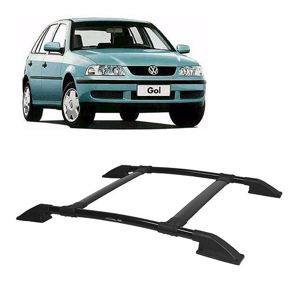 Rack de teto GOL G3 2000 2001 2002 2003 2004 A 2008 Preto
