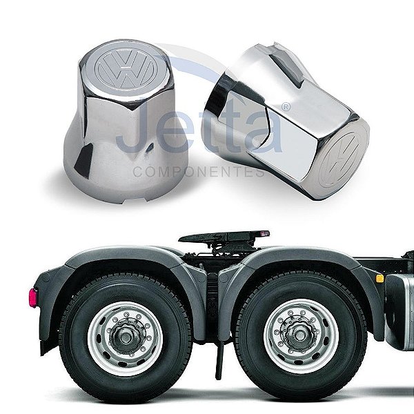 Capa de Porca Para Volkswagen 27mm 20 Unidades