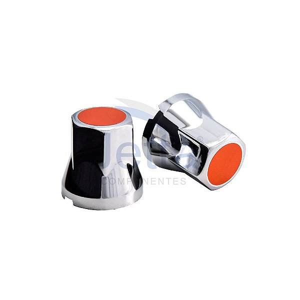 Conjunto Capa de Porca Roda Com Refletivo 32/33mm