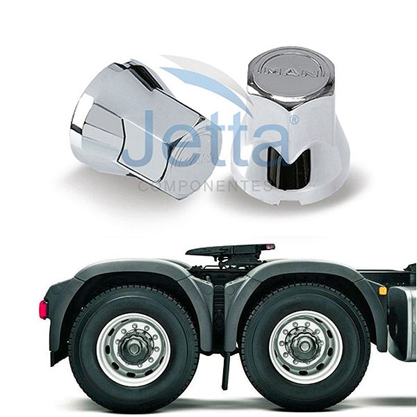 Kit Capa de Porca Para Man 33mm