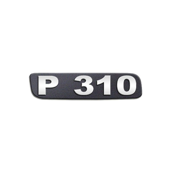 Emblema Potência Para Scania P310 Antigo - Cromado