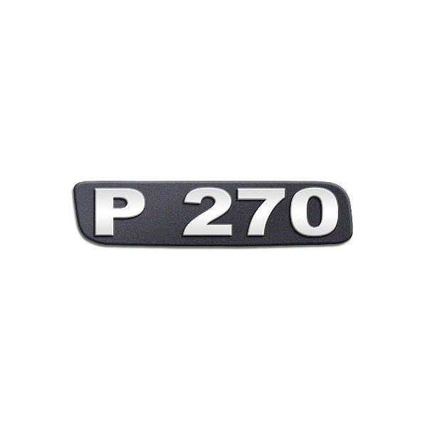 Emblema Potência - Cromado - Para P270 Antigo