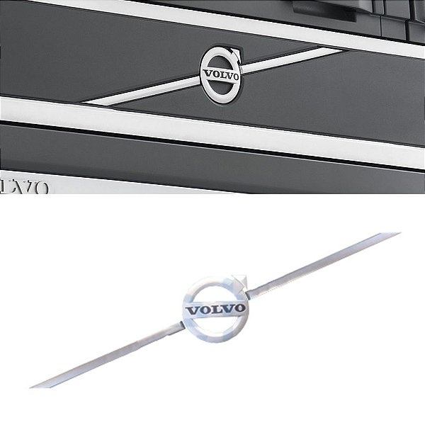 Emblema Transversal Para FH 2010 2011 - Cromado