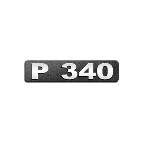 Emblema Potência Para Scania P340 Moderno - Cromado