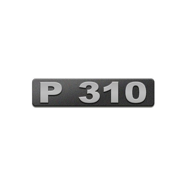 Emblema Potência - Cinza - Para P310 Moderno