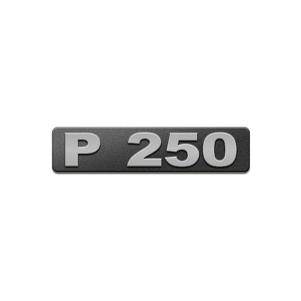 Emblema Potência - Cinza - Para P250 Moderno
