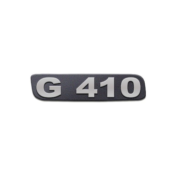 Emblema Potência Para Scania G410 Antigo - Cinza