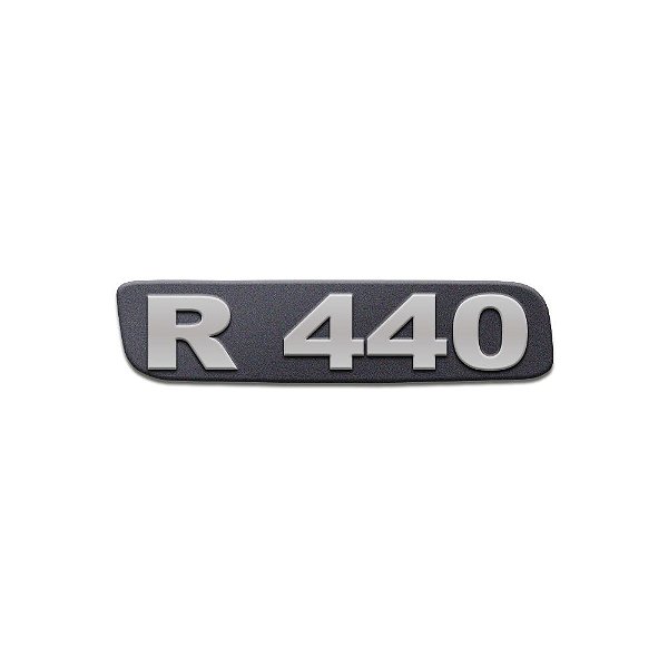 Emblema Potência Para R440 Antigo - Cinza