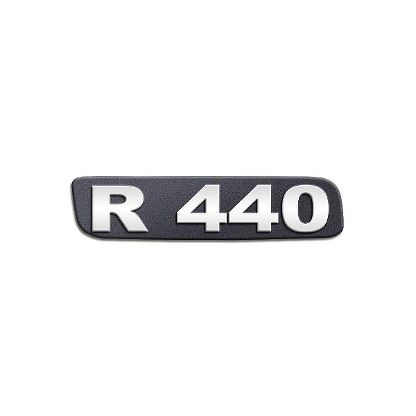 Emblema Potência Para R440 Antigo -Cromado
