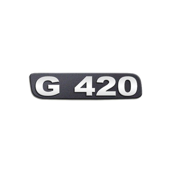 Emblema Potência - Cromado - Para G420 Antigo