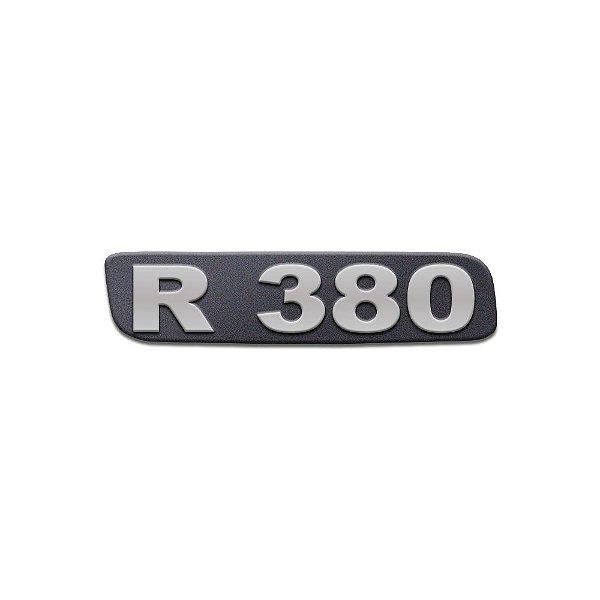 Emblema Potência - Cinza - Para R380 Antigo