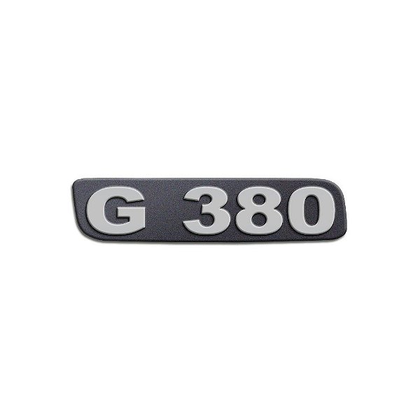 Emblema Potência Para Scania G380 Antigo - Cinza