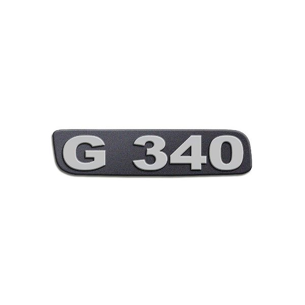Emblema Potência Para Scania G340 Antigo - Cinza