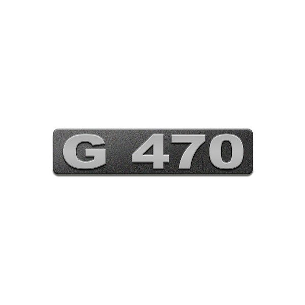 Emblema Potência Para Scania G470 Moderno - Cinza