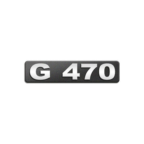 Emblema Potência Para Scania G470 Moderno - Cromado