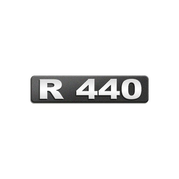 Emblema Potência Para R440 Moderno - Cromado
