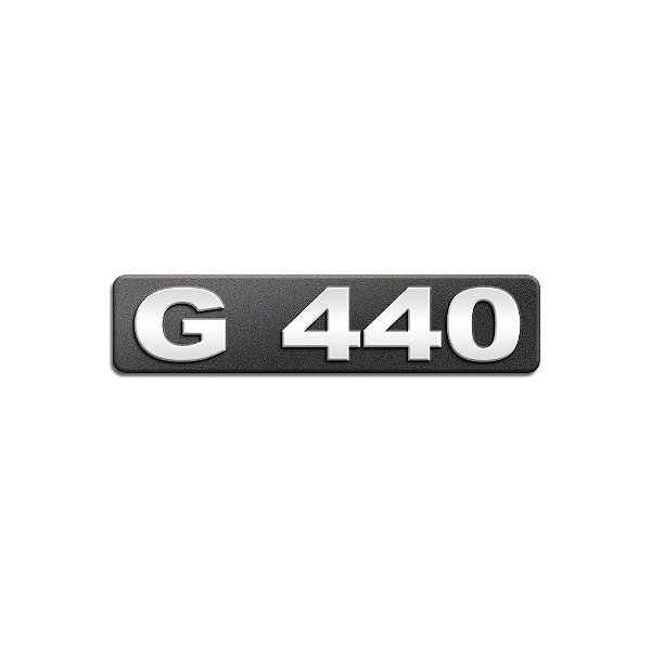 Emblema Potência - Cromado - Para G440 Moderno