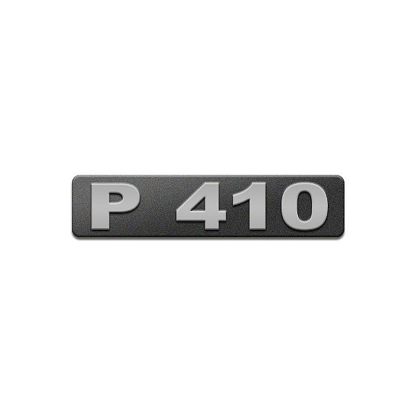 Emblema Potência - Cinza - Para P410 Moderno