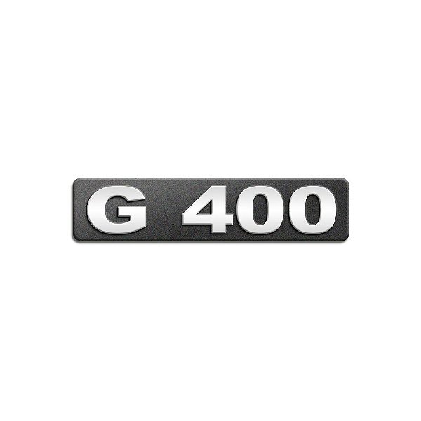 Emblema Potência - Cromado - Para G400 Moderno