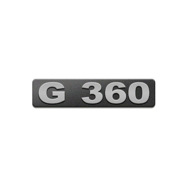 Emblema Potência Para Scania G360 Moderno - Cinza