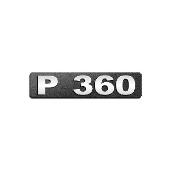 Emblema Potência - Cromado - Para P360 Moderno
