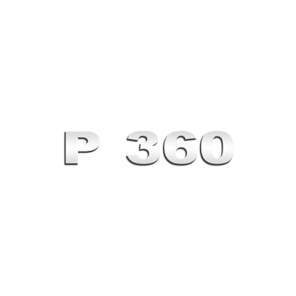 Aplique Inox Potência - Para NTG P360 - Espelhado