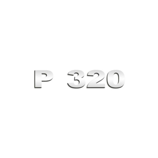 Aplique Inox Espelhado - Potência - Para Scania NTG P320